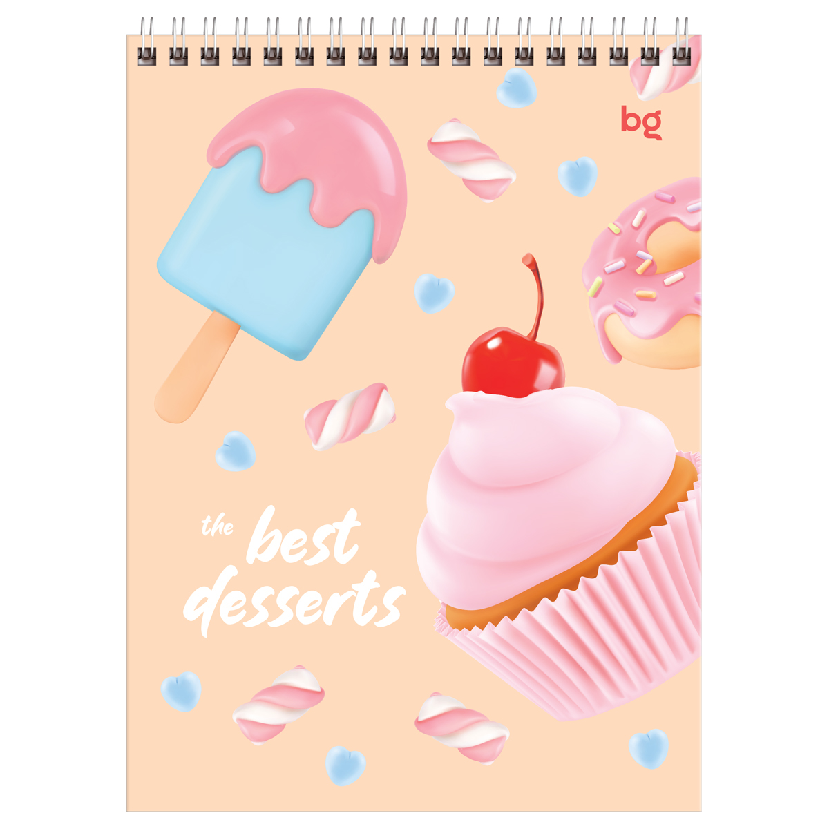 Блокнот А5 40л. на гребне BG "Best desserts" — изображение 3